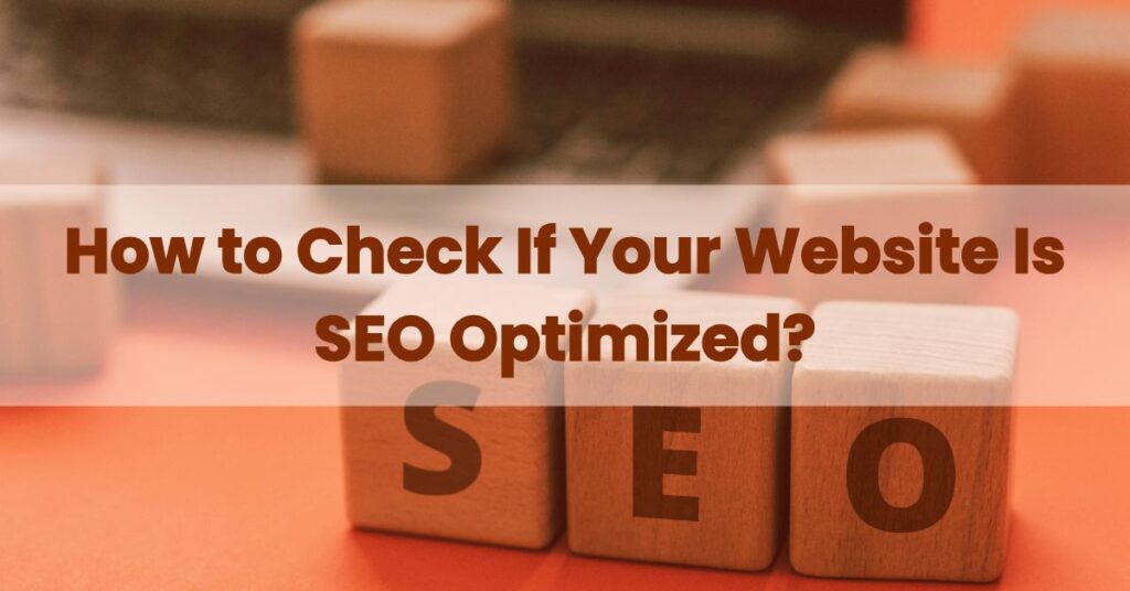 how to check seo for a website